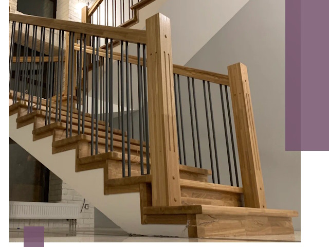 Реставрация деревянных и металлических лестниц в Рязани