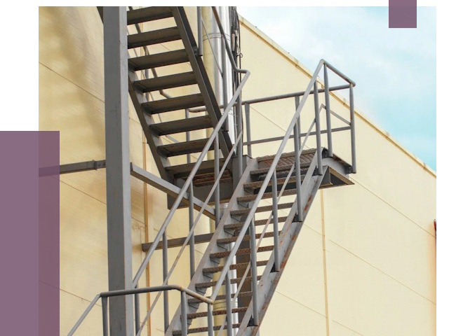 Пожарные лестницы в Рязани от 12322 руб. — монтаж и продажа | ПРОЛЁТ-Рзн