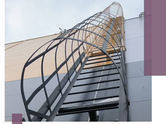 Изготовление и монтаж пожарных лестниц в Рязани профессионально