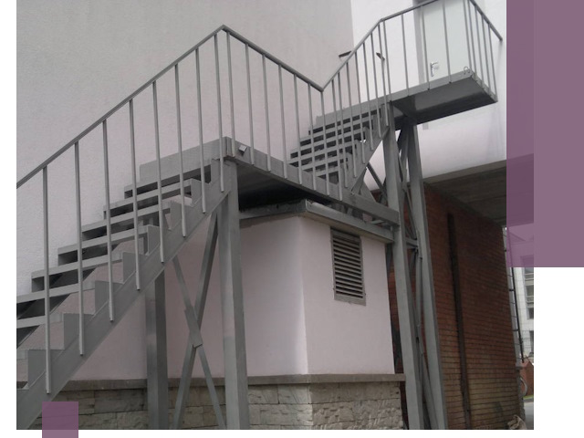 Монтаж пожарных лестниц под ключ в Рязани с гарантией качества