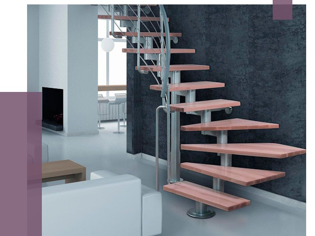 Модульные лестницы в Рязани от 16942 руб. — купить в ПРОЛЁТ-Рзн