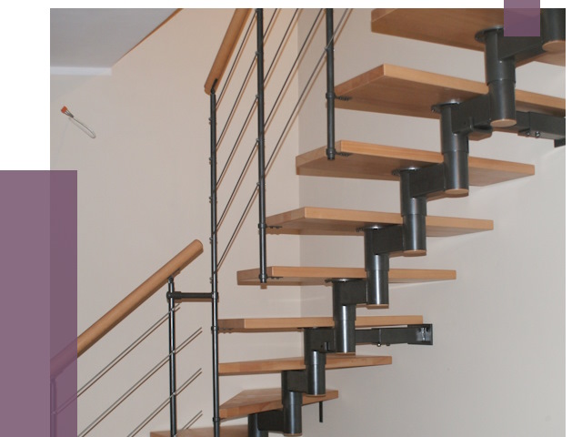 Изготовление модульных лестниц в Рязани от 11552 руб. 