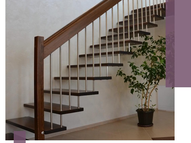 Лестницы на больцах под ключ в Рязани – изготовление и монтаж