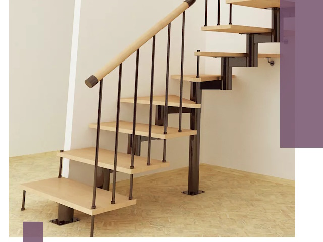 Монтаж лестниц на больцах в Рязани — быстро и надежно