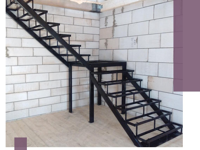 Лестницы на металлокаркасе под ключ в Рязани — изготовление и монтаж