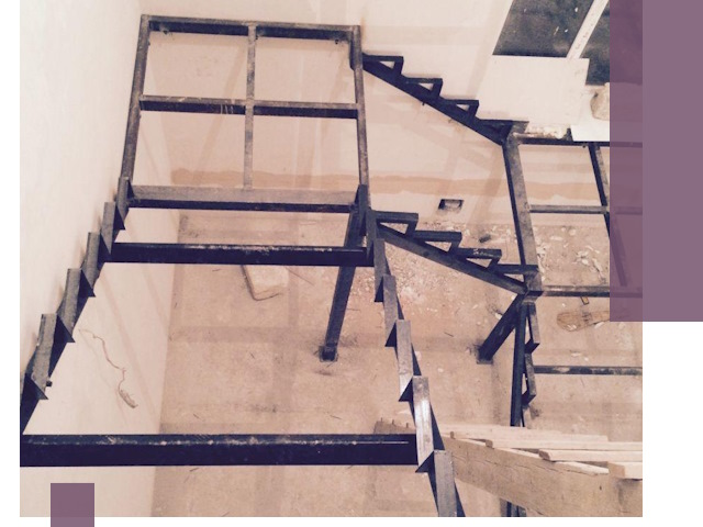 Монтаж лестниц на металлокаркасе в Рязани быстро и качественно