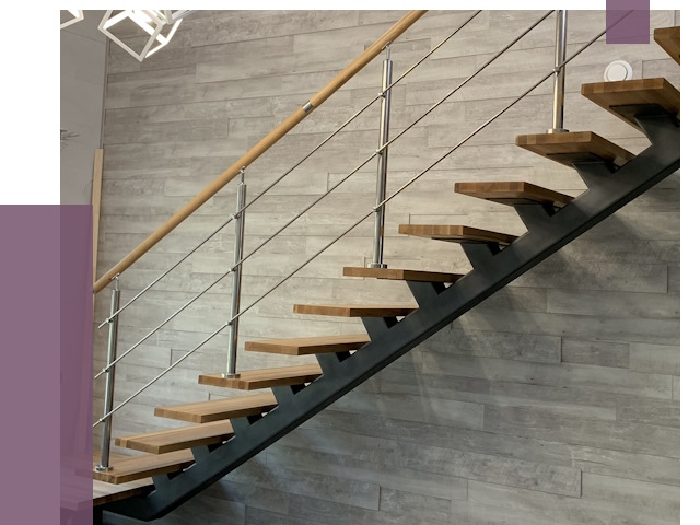 Изготовление лестниц на монокосоуре в Рязани от 76497 руб. 