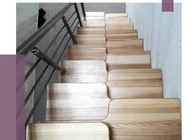 Лестницы гусиный шаг в Рязани от 13092 руб. под ключ | ПРОЛЁТ-Рзн