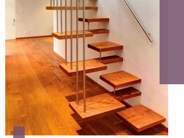 Лестницы «гусиный шаг» на заказ в Рязани для узких пространств