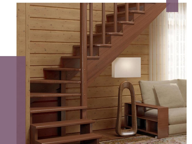 Лестницы эконом класса в Рязани от 18328 руб. бюджетные решения