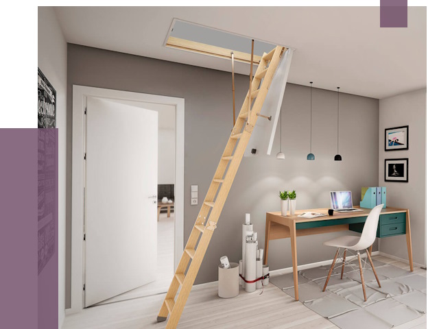 Чердачные лестницы в Рязани — от 14632 руб. | ПРОЛЁТ-Рзн