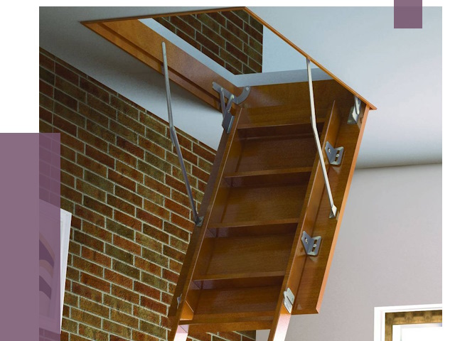 Установка чердачной лестницы в Рязани от 7855 руб. | ПРОЛЁТ-Рзн