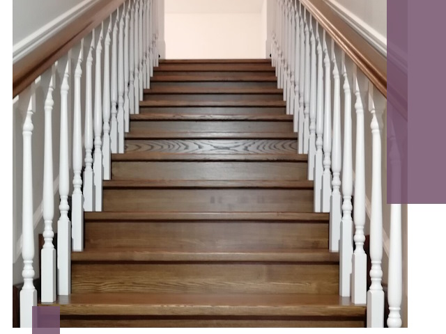 Лестницы из ясеня на заказ в Рязани — изготовление и монтаж