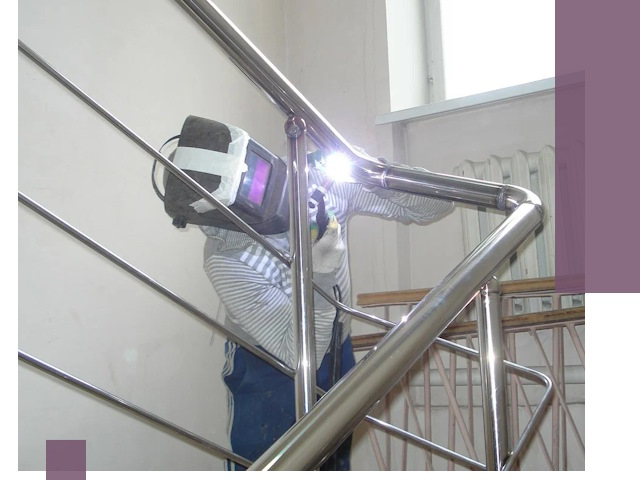 Монтаж перил и ограждений качественно в Рязани