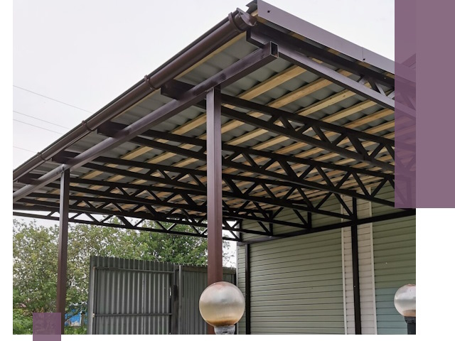 Навесы под ключ в Рязани: изготовление, монтаж и гарантия