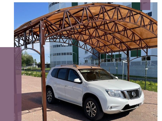 Недорогие навесы в Рязани от 43126 руб.  | ПРОЛЁТ-Рзн