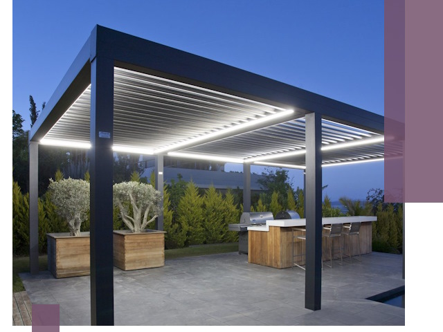 Навесы отдельно стоящие под ключ в Рязани из металла и поликарбоната