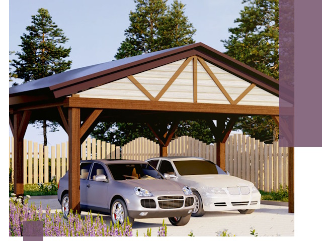 Навесы для автомобиля в Рязани — изготовление и монтаж