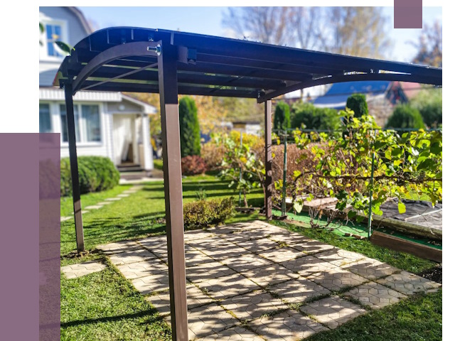 Навесы для дачи в Рязани от 12784 руб. под ключ — ПРОЛЁТ-Рзн