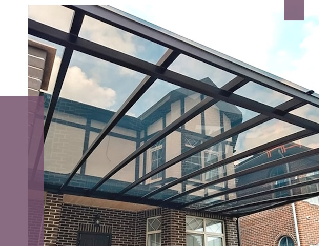 Навесы из поликарбоната в Рязани от 8646 руб. под ключ — ПРОЛЁТ-Рзн