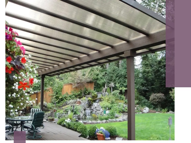 Навесы из поликарбоната под ключ в Рязани быстро и надёжно