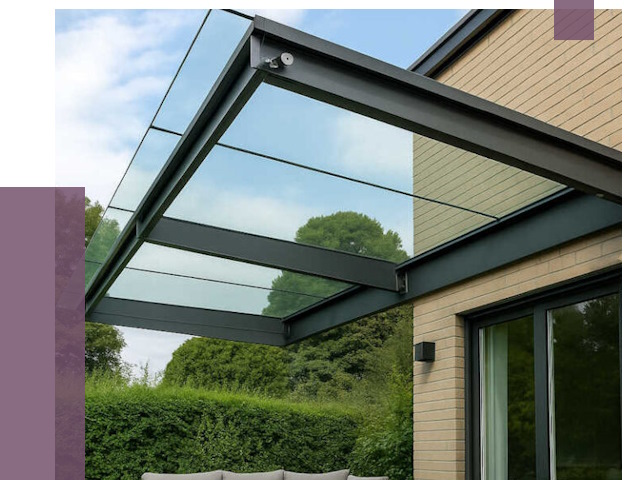 Стеклянные навесы и козырьки в Рязани от 12322 руб.