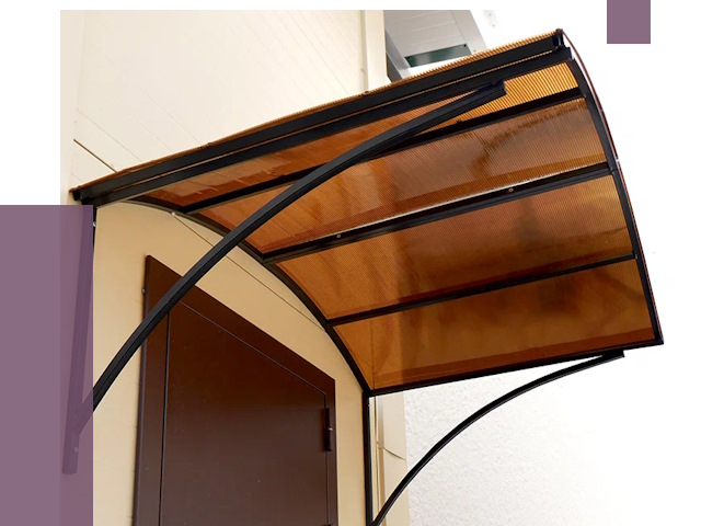 Недорогие козырьки в Рязани от 7619 руб.  | ПРОЛЁТ-Рзн