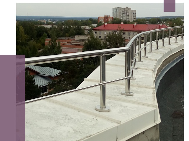 Парапеты и ограждения кровли в Рязани от 4980 руб. 