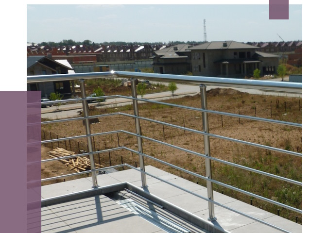 Парапеты из нержавеющей стали в Рязани от 8009 руб. за м² | ПРОЛЁТ-Рзн