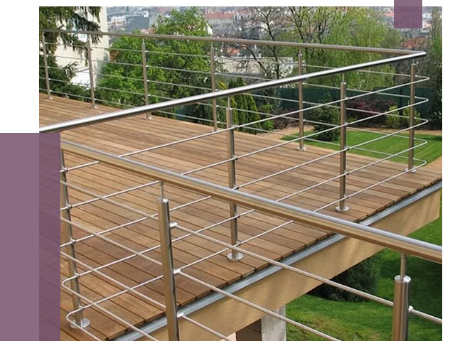 Алюминиевые парапеты в Рязани под ключ от 7804 руб. 