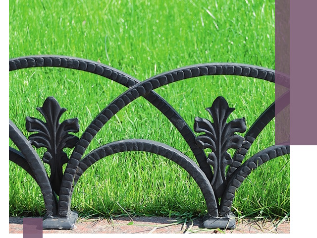 Декоративные металлические бордюры под ключ в Рязани