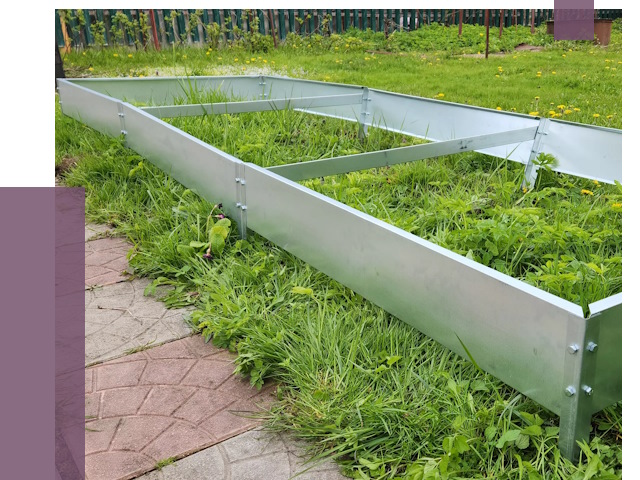 Металлические бордюры для грядок в Рязани от 1797 руб.