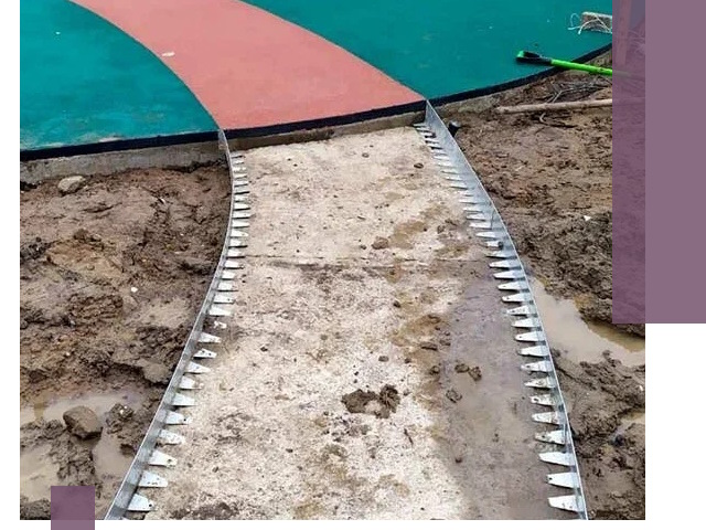 Металлические бордюры для дорожек в Рязани — монтаж и изготовление