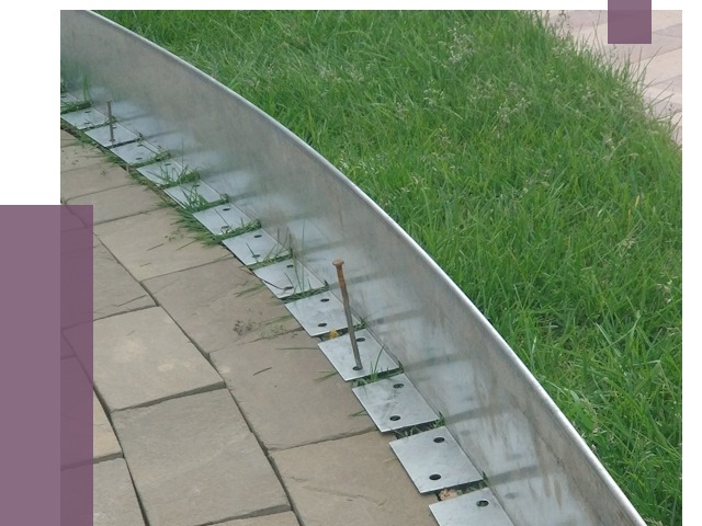 Металлические бордюры для тротуаров в Рязани от 8728 руб.