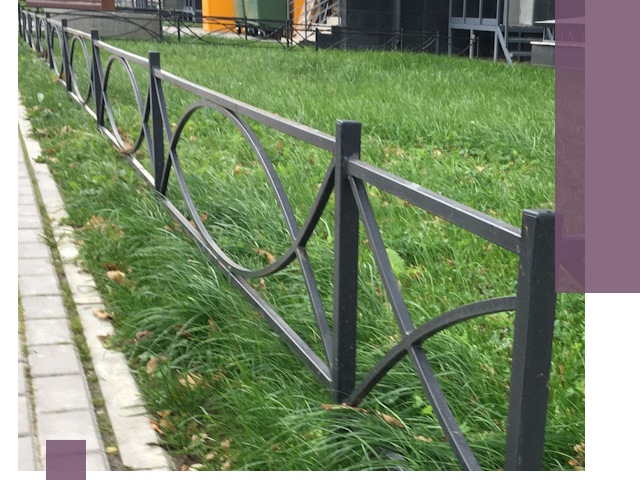 Газонные ограждения из металла в Рязани — монтаж и продажа