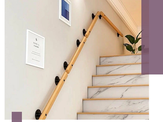 Поручни металлические и деревянные под ключ в Рязани