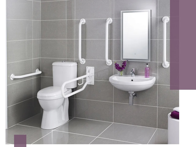 Поручни для санузлов в Рязани: установка, ремонт и монтаж