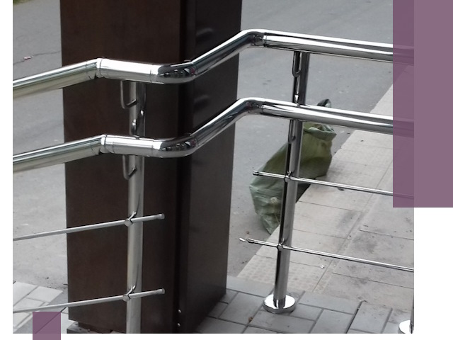 Монтаж поручней из нержавеющей стали в Рязани качественно и быстро